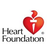 Logo for the Heart Foundation